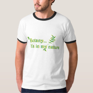 T-shirt Botanique Nature Feuille verte Botaniste Amour