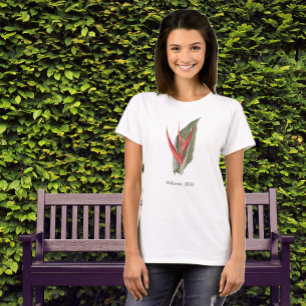 T-shirt botanique Vintage des années 1800