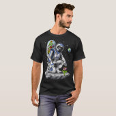 T-shirt Botaniste astronaute spatial (Devant entier)