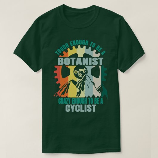 T-shirt Botaniste Biker Design (Design devant)