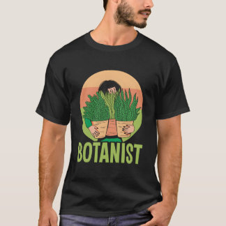 T-shirt Botaniste Botanique Jardinage Fleurs Plantes