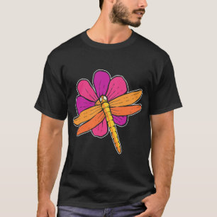 T-shirt Botaniste de la fleur de libellules