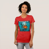 T-shirt Bots Need Love Too - Women's Bright Red (Devant entier)