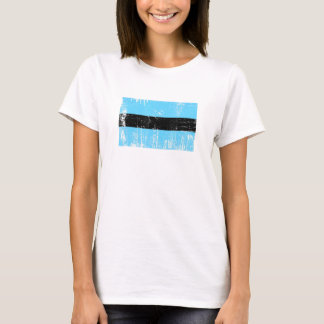 T-shirt Botswana Drapeau Football Adultes sportifs