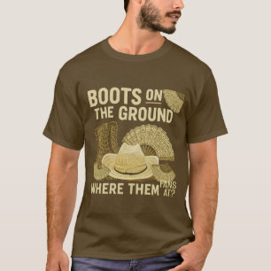 T-shirt Bottes au sol