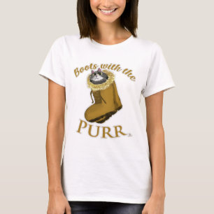 T-shirt Bottes avec kitty à fun design