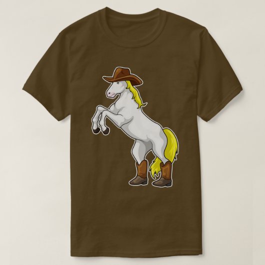 T-shirt Bottes Cheval Cowboy (Design devant)