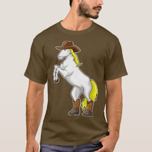 T-shirt Bottes Cheval Cowboy
