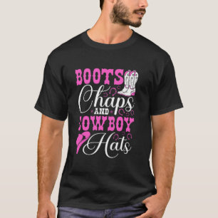T-shirt Bottes Cuissardes Et Chapeaux De Cowboy Rodeo West