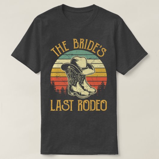 T-shirt Bottes de chapeau de fête de Bachelorette de marié (Design devant)