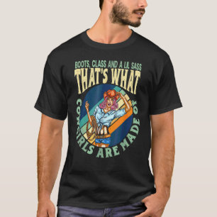 T-shirt Bottes De Classe Et Un Peu De Sass C Est Ce Dont L