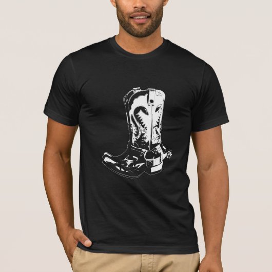 T-shirt Bottes de cowboy (Devant)