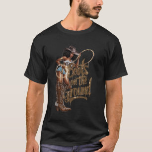 T-shirt Bottes de cowgirl drôles Bling Femmes Amour Vie de