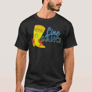 T-shirt Bottes de danse de ligne