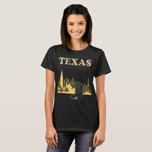 T-shirt Bottes du Texas (Devant entier)