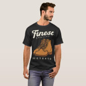 T-shirt Bottes en cuir (Devant entier)