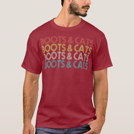 T-shirt Bottes et chats - Funny House Techno (Devant)