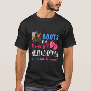 T-shirt Bottes Ou Vaches Grand Grand Grand-Mère Genre Révé
