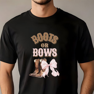 T-shirt Bottes ou vaches Révélation de genre