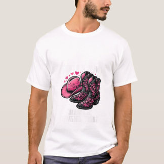 T-shirt Bottes pour femmes et bling fille Rodeo Horseback 