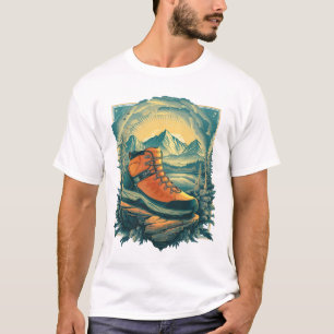 T-shirt Bottes randonnées