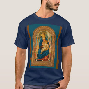 T-shirt Botticelli (1445-1510) Madonna & Child Enthroned
