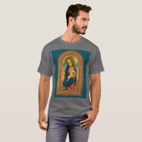 Botticelli (1445-1510) Madonna & Child Enthroned