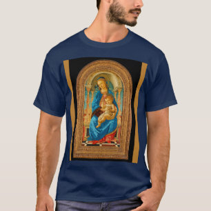 T-shirt Botticelli (1445-1510) Madonna & Child Enthroned