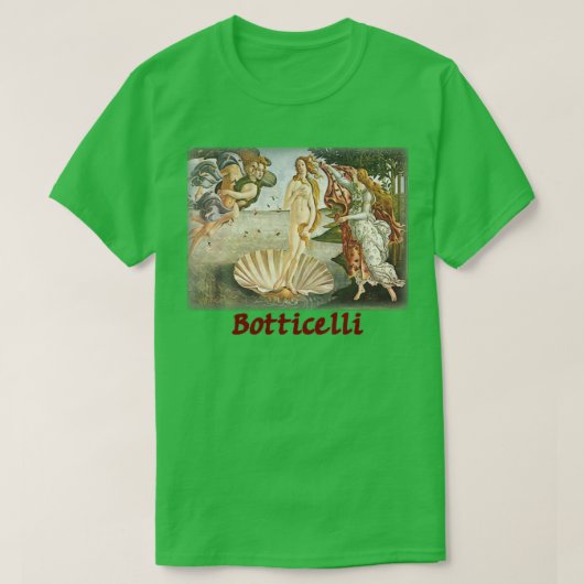 T-shirt Botticelli Naissance de Vénus 2 (Design devant)