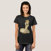 T-shirt Botticelli Venus With Electric Guitar Rock Guitari (Devant entier)