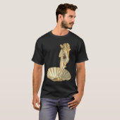 T-shirt Botticelli Venus With Electric Guitar Rock Guitari (Devant entier)