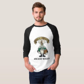T-shirt Botto Ancienne Sagesse Magicien Magie Potion Hibou (Devant entier)