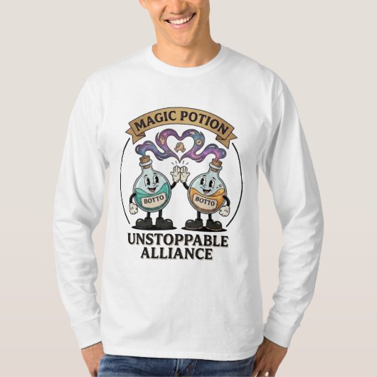 T-shirt Botto Brand Unstoppable Alliance Retro Magic Potio (Devant)