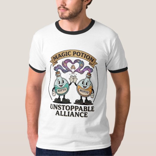 T-shirt Botto Marque Alliance Imparable Rétro Magie Potio (Devant)