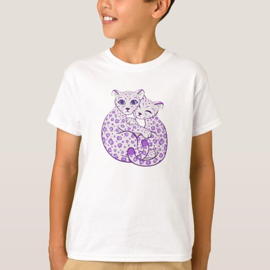 T-shirt Boubs Léopard De Neige Cuddart (Devant)