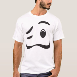 T-shirt Bouche Crumplée Drunk Face Woozy Halloween Em