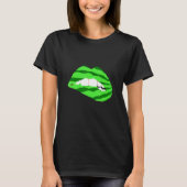 T-shirt Bouche de baiser à la crème de pastèque Melon Lips (Devant)