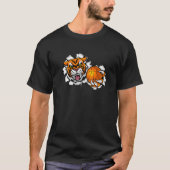 T-shirt Bouche de basketball Open Bengal Tiger (Devant)