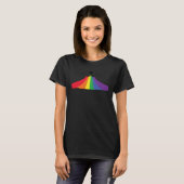 T-shirt Bouche de chat arc-en-ciel (Devant entier)