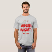 T-shirt Bouche De Sang Mosquito Magnet Ils M'Aiment Unisex (Devant entier)