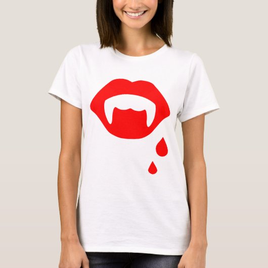 T-shirt Bouche de vampire (Devant)