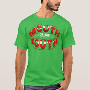 T-shirt Bouche du Sud aux lèvres rouge vif