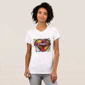 T-shirt Bouche Graffiti (Devant entier)