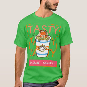 T-shirt Bouche Instantanée Ramen Savoureux Pour Kawaii