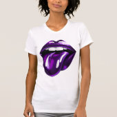 T-shirt Bouche pourpre (Devant)