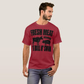 T-shirt Boucher de viande fraîche LGBT Gay Bear Pride (Devant entier)