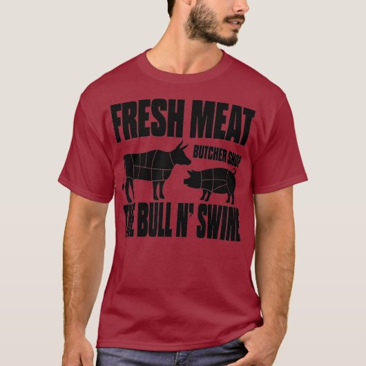 T-shirt Boucher de viande fraîche LGBT Gay Bear Pride (Devant)
