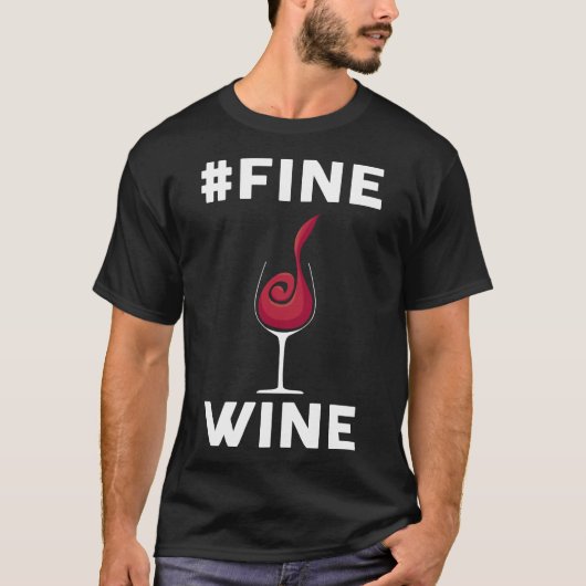 T-shirt Bouchon à vin fin (Devant)
