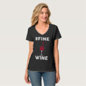 T-shirt Bouchon à vin fin (Devant entier)
