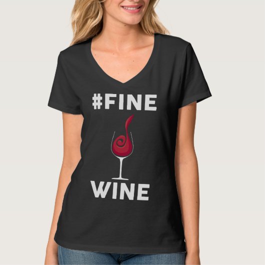 T-shirt Bouchon à vin fin (Devant)